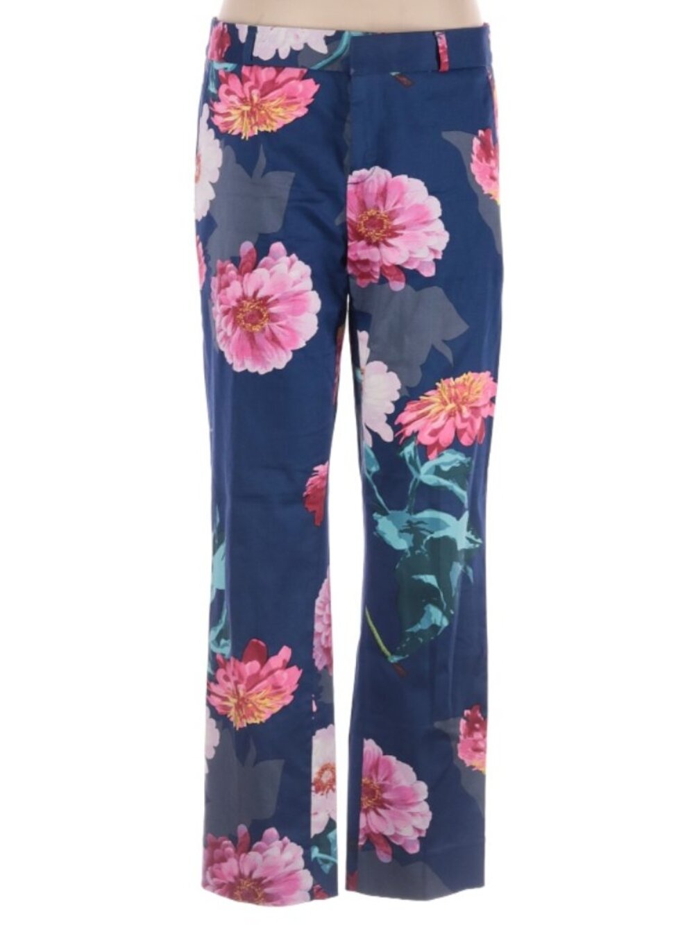 Banana Republic navy floral casual pants, size 6